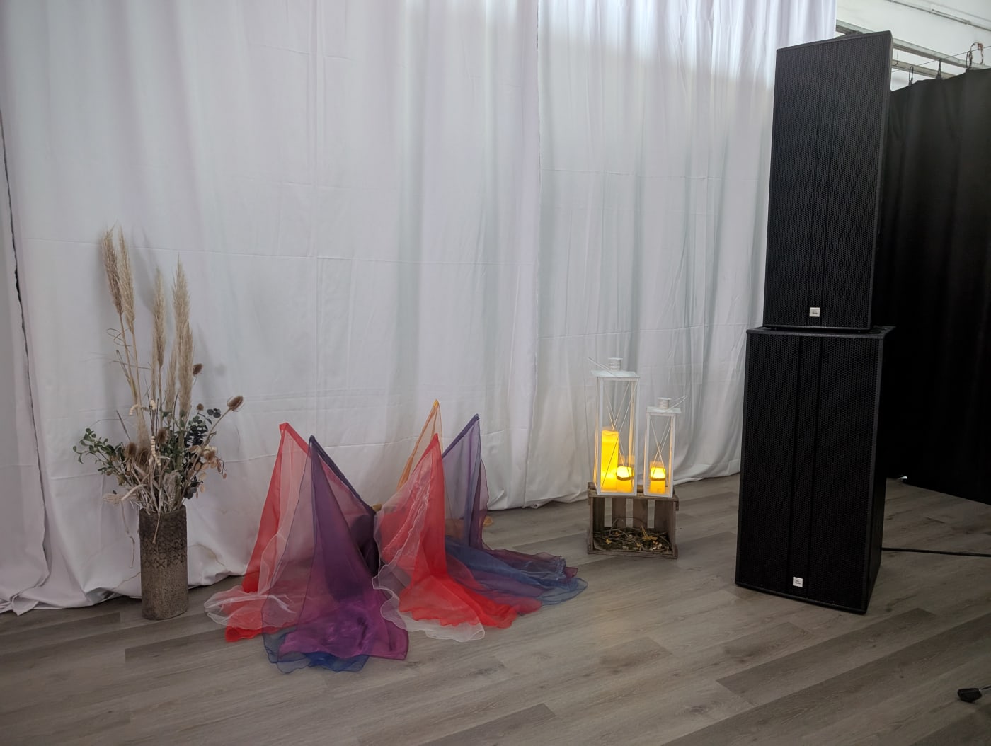 Dekoration in der Halle